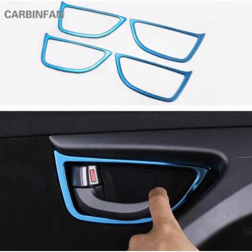 For Hyundai Elantra 2012-2015 stainless steel inner door bowl handle covers trim car interior decoration chrome Sticker C1218
