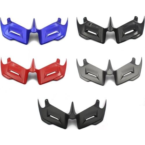 Motorcycle Aerodynamic Winglets Front ABS Plastic Fairing Spoiler Race Cover Fins For YAMAHA YZF R3 R25