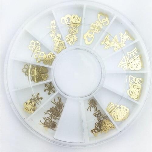 1Box(60Pcs) Mixed Alloy Cutting Dies For Needlework FlatBack Cabochon Scrapbook Decoration Craft DIY Embellishments Accessories