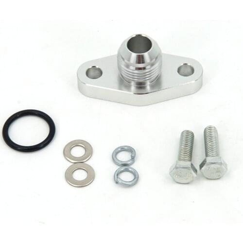Universal Turbo Oil Return 8AN Drain Flange 38mm For KKK K03 Garrett GT15 GT17 IHI RHF4 TD04
