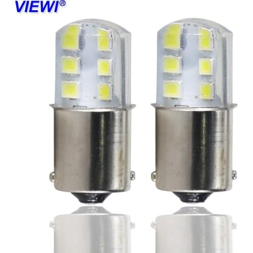 Viewi 10X p21w Car Light Signal Lamp 1156 BA15S 1157 BAY15D Dc 12 volt red yellow green blue 1W 12v Auto brake Reversing lights