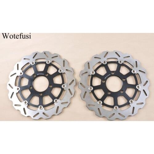 Wotefusi 2 X Front Brake Disc Rotor For GSXR 600 GSXR750 K4/K5 04-05 GSXR1000 K3/K4 03-04 2003 2004 [MT116]
