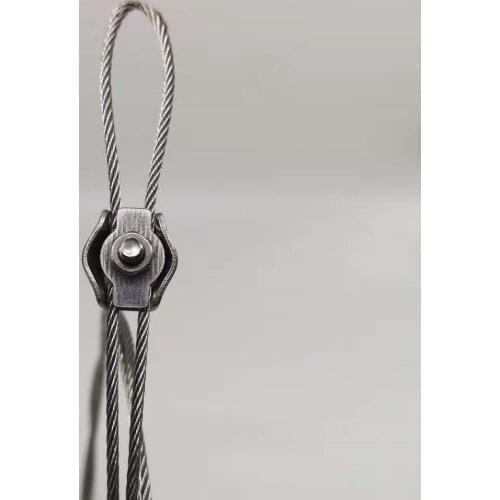 10 pcs M3 1/8Simplex Clamp Wire rope Clips fixing for Cable M3