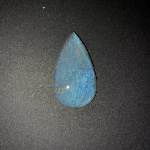 1pcs labradorite drop-shaped smooth-surface