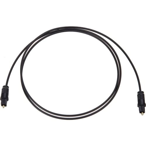 1000mm Optical Fiber Optic Toslink Digital Audio Cable 3ft gold Lot Dolby AC-3/DTS Decoding Connection Lines Audio Equipment