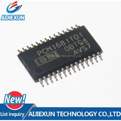 2PCS PCM1681TPWPQ1 TSSOP28 Sampling, Enhanced Multilevel Delta-Sigma in stock 100%New and original