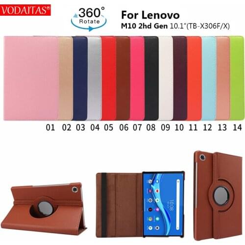 2020 Case For Lenovo Tab M10 HD 2nd Gen TB-X306F/TB-X306X /TB-X306 10.1 inch Cover Folio Pu Leather Stand Smart Tablet Capa Case