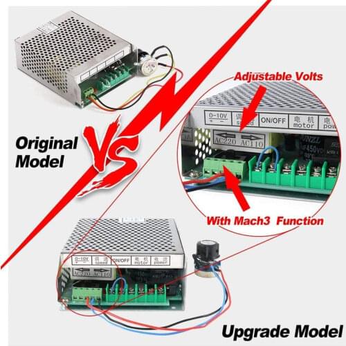 500W Spindle Power Supply 220V 110V Mach3 6A 50/60HZ Spindle Motor Power CNC Adjustable Switching Power