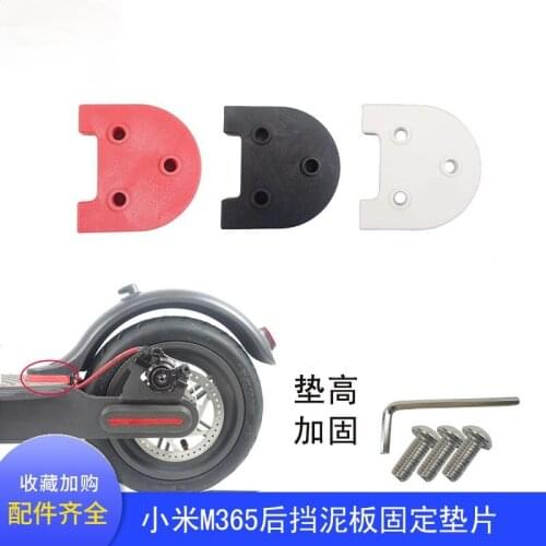 For Xiaomi Mijia M365 Electric Scooter Accessories Rear Fender Fixed Gasket Reinforcement Pro Fender Heightening Universal