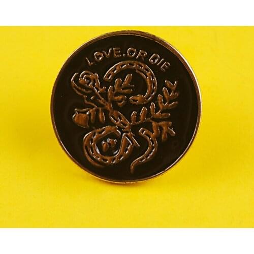 Punk black series pins Badges Brooches Lapel pin Enamel pin Backpack Bag Accessories hands Badge Brooch Accessories Jewelry Gift