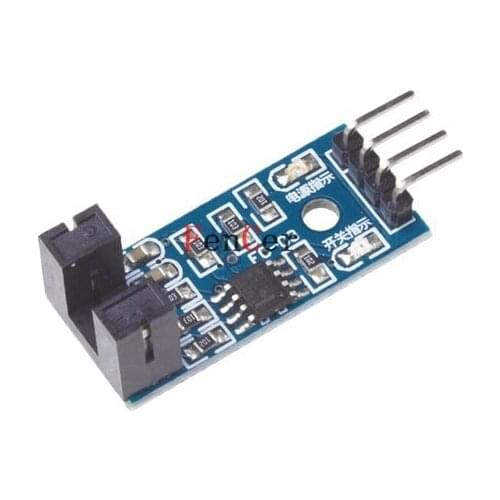 1PCS Speed Measuring Sensor Counter Motor test module slot type optical coupling for Arduino