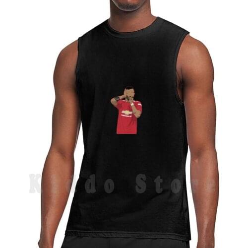 Bruno Fernandes Daumen Feier Tank Tops Vest 100% Cotton Jesse Lingard Everton Trio Frohe Kloppmas Weihnachten