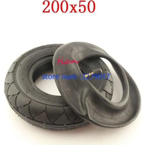 Good quality Tires Feng Yuan 200x50 Tire with inner tires for 8'' Electric Scooters 200*50 Solid Tyre motor