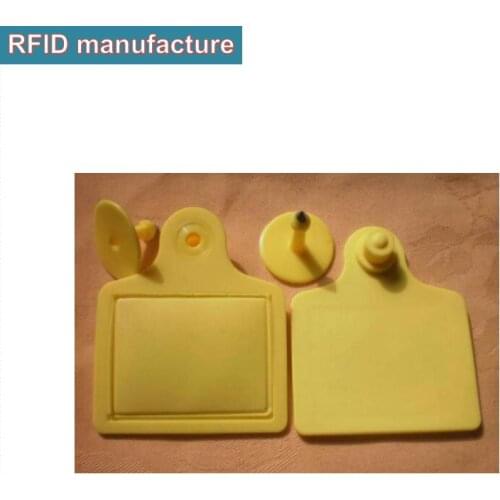 Iso18000-6c uhf rfid livestock tracking animal ear tag passive epc gen2 for cattle sheep pigs dogs tag