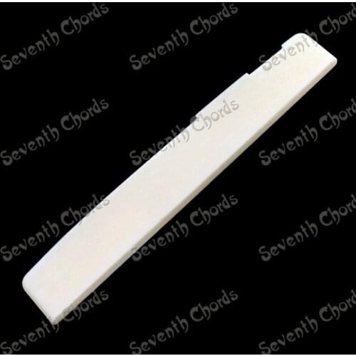 10 Pcs Length 74mm Acoustic Guitar Bone Bridge Saddle - 74 x 3 x 12mm
