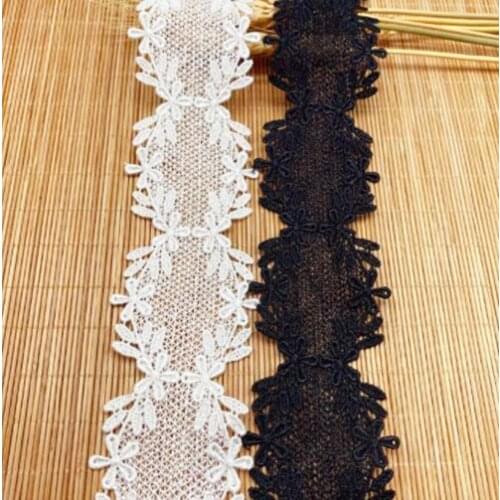 1 Yard Wide: 5cm,Polyester Silk Water-Soluble Lace,Flower Shape Pattern Decoration,Wedding Dress Sewing Accessories(ss-2154)