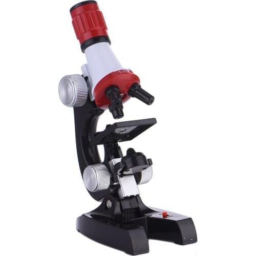 100X-1200X Microscope Kit Home School Educational Microscopio Toy Gift Biological Microscope For Kids Child