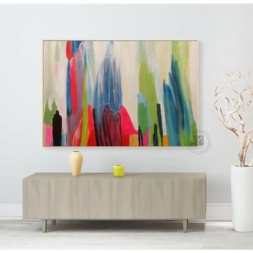 Wall painting canvas handmade home decor oil painting cuadros decoracion dormitorio modernos pictures for bedroom living room