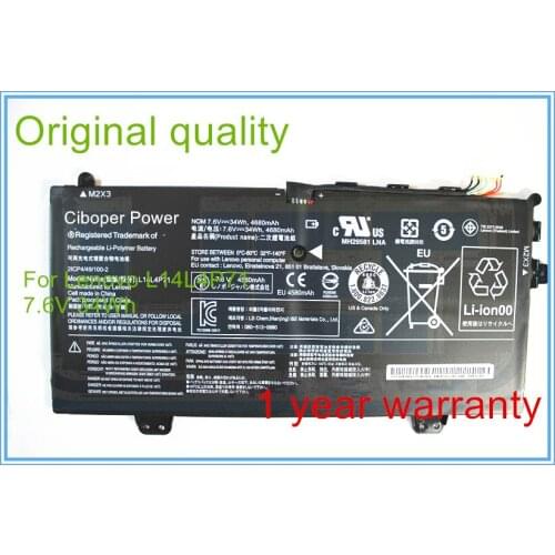 New Original Laptop battery for Pro 11 Inch 11-5Y10 tablet L14L4P71 L14M4P71 2ICP/49/100-2 5B10K10176