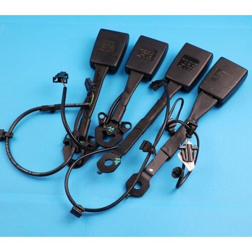 Front Seat Belt Buckle Padding Socket Plug Connector For Audi Q3 Q5 A4 B6 A6 C6 C7