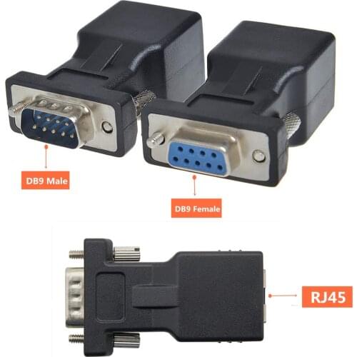 RJ45 to 9-pin 9 female adapter RJ45 to DB9 male DB9 female RJ45 to RS232 network port to serial port DB9