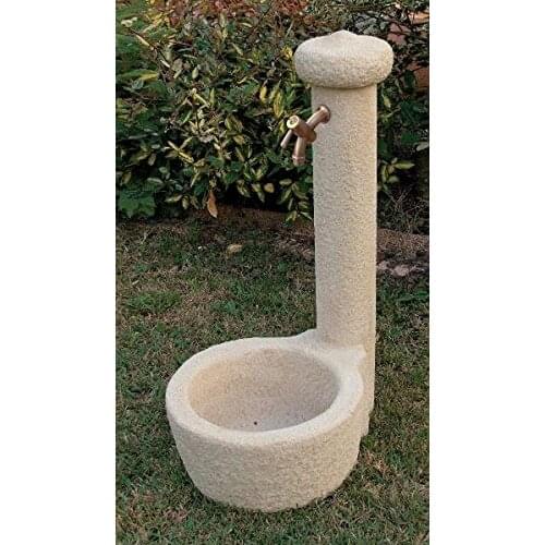 Drinking fountains garden DENVER CM39X50X85H tuff with faucet 540 RU2009 and waste 540 RU751