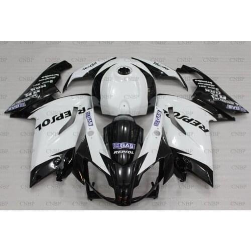 RS 125 2008 Plastic Fairings for Aprilia RS125 2006 - 2011 Black White Repsol Fairings for Aprilia RS125 10 11 Fairings
