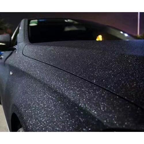 50cm*300cm Car Body Flim Shiny Frosted Black 3D Carbon Fiber Exterior Styling Stickers Vinyl Wrap Cool Cell Phone Laptop DIY