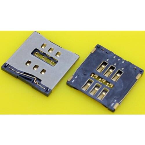 Cltgxdd KA-046 Micro SIM Card Reader Slot Socket Connector Holder Replacement for iPhone 5S 5C