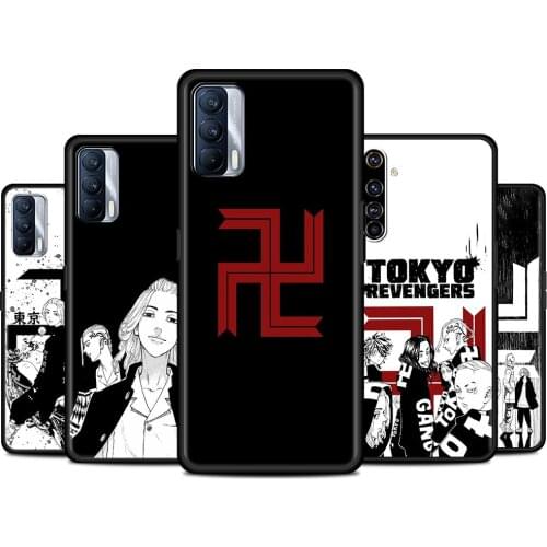 Anime Tokyo Revengers Phone Case For Realme C21 C11 C15 C3 C5 C6 C7 X7 X50 XT Q2 Pro Cute Soft TPU Silicone Cover Capa Shell