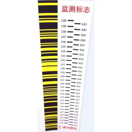10 PCS high quality length 350mm 500mm Settement Observation Sticker For Topcon DL502 Sokkia SDL30 Digital level survey sticker