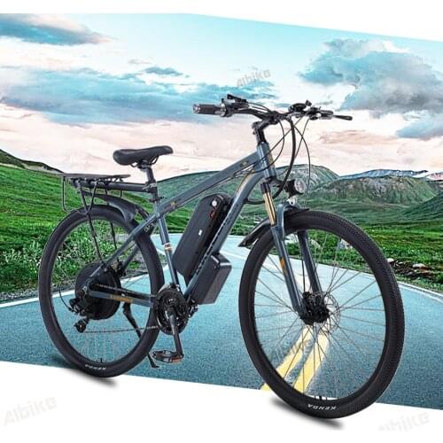 1000W 13Ah Electric Bicycle Mountainbike for Adult Shimano 21 Speed Discbrake 29 Inch tires 18 Inch frame MTB EBicycle free tax