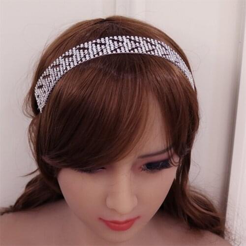 Beautiful Women Luxury Rhinestone Hair Hoop Art design Quality Hair Hoop Crystal Headbands Ornaments Girl Hair Accessories