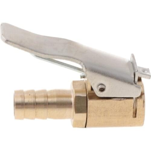 1/4\" Hose Barb Air Chuck Inflator Air Compressor Tire Chuck with Barb Connector Q9QD