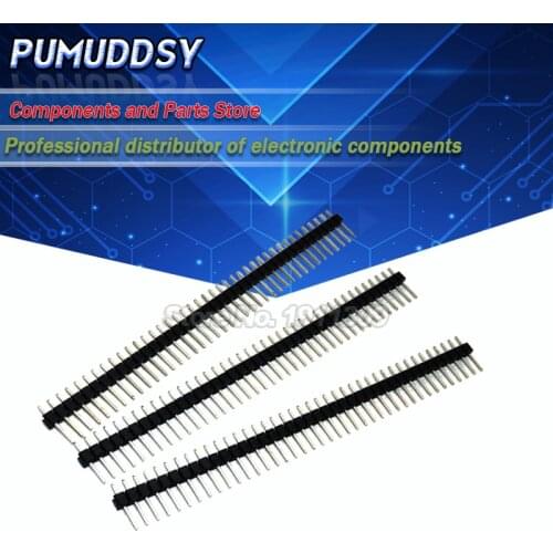20PCS 40 Pin 1x40 2.54mm Single Row Male Breakable Pin Header Connector Strip