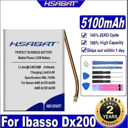 HSABAT 4800mAh Battery for Ibasso Dx80 x120 dx200 Batteries