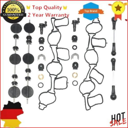 AP01 New INTAKE MANIFOLD SWIRL FLAPS For Audi A4 A5 A6 A8 Q5 Q7 VW TOUAREG Phaeton 2.7 3.0TDI GASKET KIT 059129711 & 059129712