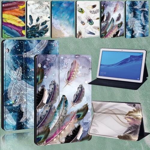 Case for Huawei MediaPad T3 8.0"/T3 10 9.6"/T5 10 10.1" PU Leather Stand Case for MediaPad M5 Lite 10.1"/M5 10.8" Tablet Cover
