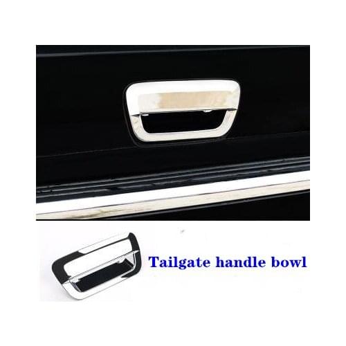 ABS chrome car rear trunk door bowl decoration cover,tailgate door bowl protection cover for JEEP Grand Cherokee 2011-2017