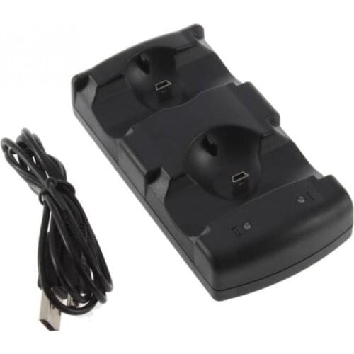 Dual Charger USB Dual Charging Powered Dock Charger for PlayStation 3 for Sony for PS 3 Controller Move Navigation