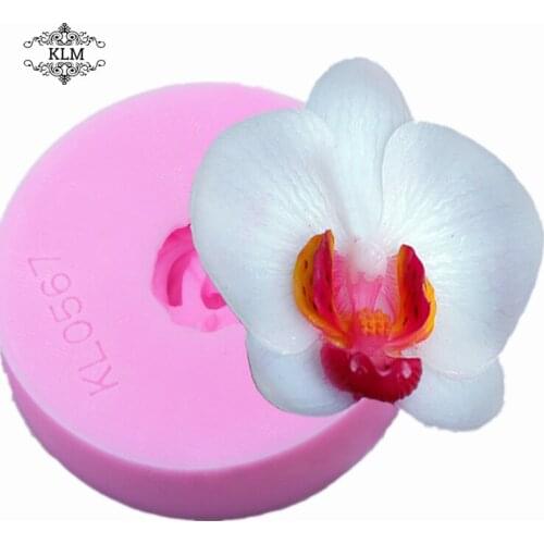 KLM flower leaf type Resin infusion silicone cake silicone mold 3D epoxy resin mold cake decoration accessories tools clay tools