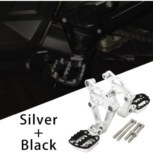 Motorcycle Durable Footrest Foot Pegs / Footpegs for For Honda XADV750 XADV 750 Accessory Kit