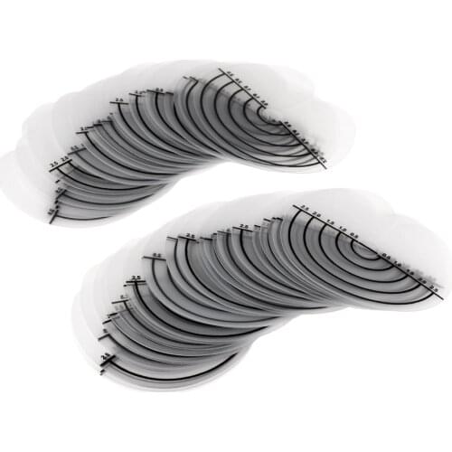 50Pcs Single Hole Round Spacer Template Heat Glue Shield Scalp Protector Guide Tool for Fusion Human Hair and Feather Extensions