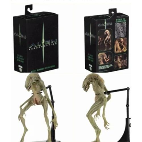 NECA Alien Vs Predator Alien Figure Resurrection Delune Newborn Action Figure Toy Doll Gift