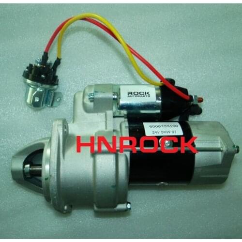 NEW 24V STARTER MOTOR FOR KOMATSU CRAWLER D21 D21A D21P D21S 6008133130 600-813-3130 4D95 PC60 PC80