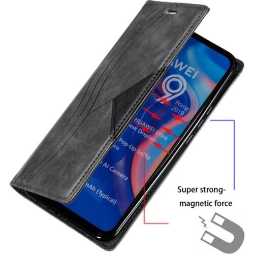 New Style For Huawei Honor 9X Global Case Leather Funda Honor9X Magnetic Flip Wallet Card Holder Phone Cover On Honor 9 X Pro Pr