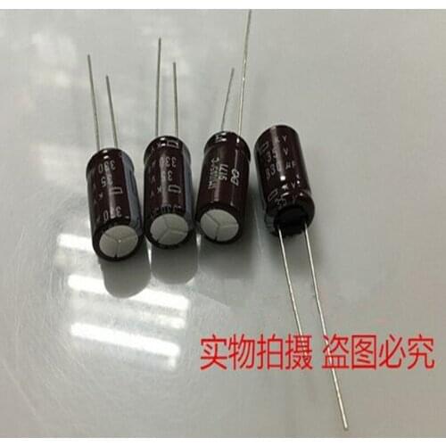 CAP Switching US 35V 330UF Size 10*16 mm NIPPONCHEMI-CON High frequency low resistance new and original