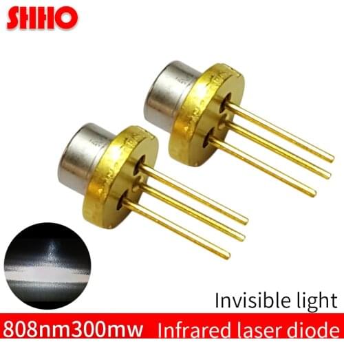Laser semiconductor TO18/diameter 5.6mm 808nm 300mw infrared laser diode IR laser launching head machine sensing accessories