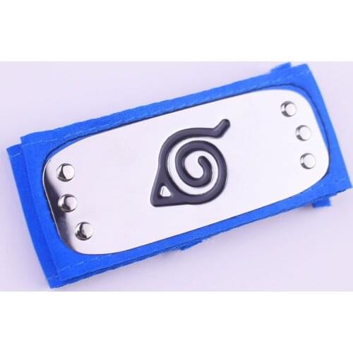 New Anime Accessories Village Headband Naruto Cosplay Hidden Leaf Village Headband Cosplay Armband Head Wear Cosplay