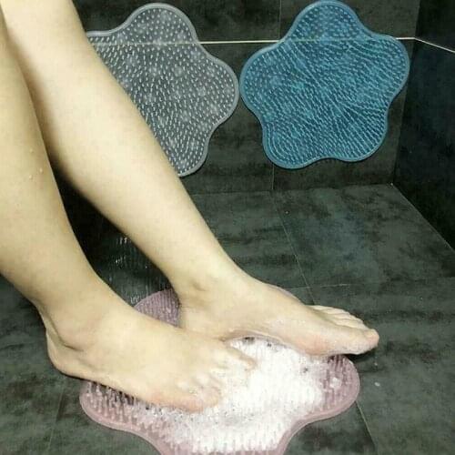 Bathroom Shower Mat Non-slip Bathroom Mat Safety Shower Bath Mat Plastic Colorful Point Bead Massage Pad Bathroom Bath Mat